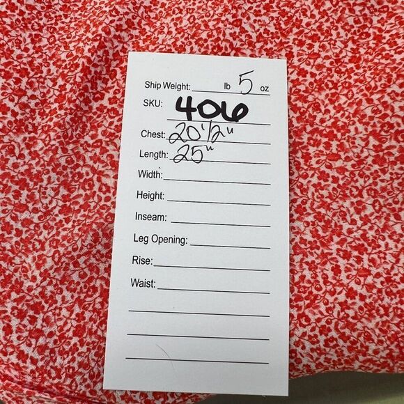 Tory Burch Poppy Floral 100% Silk Jasmine Sleeveless Blouse Size 10 - Picture 8 of 8